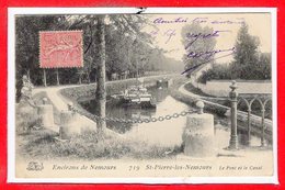 77 - SAINT  PIERRE Les NEMOURS --  Le Pont Et Le Canal - Saint Pierre Les Nemours