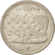 Monnaie, Belgique, 100 Francs, 100 Frank, 1950, TTB, Argent, KM:138.1 - 100 Franc