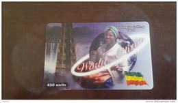 Ethiopia-world Citizen-ethiopis Calling Card 450units-mint Card+1card Prepiad Free - Etiopia