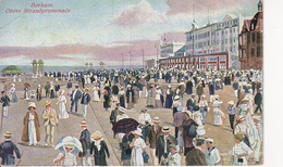 AK Borkum - Obere Strandpromenade - Feldpost K.S. 7. Landst. Inf. Batl. Leipzig (XIX. 23) - 1918 (26568) - Borkum