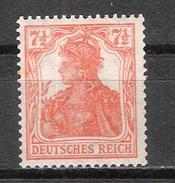 Reich Variété Du N° 98 Neuf ** Michel 99a Attesté Infla Berlin L - Unused Stamps