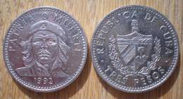 Cuba 3 Pesos 1992 Che Guevara About Uncirculated Centavos Cent Kuba Pesos Peso Skrill Paypal OK - Cuba