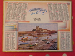 Almanach Des PTT. 1965. Calendrier Poste, Postes Télégraphes.. Fort De Ciboure, Basses-pyrénées - Groot Formaat: 1961-70