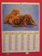 Almanach Des PTT. 1968. Calendrier Poste, Postes Télégraphes.. Chien Chat - Groot Formaat: 1961-70