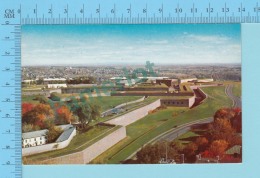 Quebec  - Bird's Eye View Of "la Citadelle" Photo Laval Clouët - Carte Postale Postcard  -2 Scans - Québec - La Citadelle