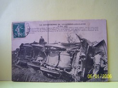 VILLEPREUX-LES-CLAYES (YVELINE) LES TRAINS. LA CATASTROPHE. 18 JUIN 1910. DANS CE TERRIBLE ACCIDENT, L'EXPRESS 477...... - Villepreux