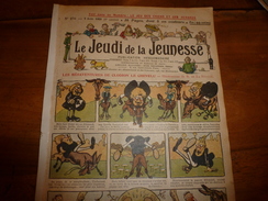 1909 LJDLJ: Rare Jeu DES CHIENS & DES RENARDS;Le Diable & Le Tailleur; Bohémiens(à Suivre);Pour Voler Dans Les Airs;etc - Jeunesse Illustrée, La