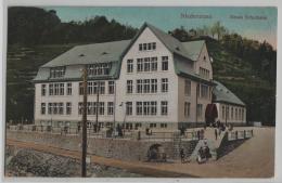 Niederurnen - Neues Schulhaus - Animee Belebt - Photo: Schönwetter-Elmer No. 359 - Elm