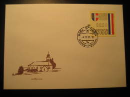 SCHAAN Frama Label Distributeurs 1995 Cancel Cover Liechtenstein - Brieven En Documenten