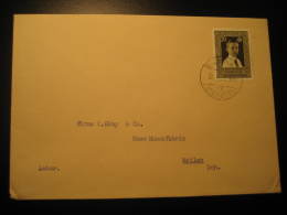 Cat. 308 On Cover SCHAAN 1957 Liechtenstein To Meilen Switzerland - Lettres & Documents