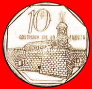 + CASTLE: CUBA ★ 10 CENTAVOS 1999 COIN Alignment ↑↓ CONVERTIBLE PESO! LOW START★NO RESERVE! - Cuba