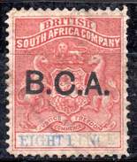 BRITISH CENTRAL AFRICA 1891. The 8 Pence Overprinted B.C.A. Wmk. WT&Co - Nyassaland (1907-1953)