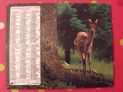 Almanach Des PTT. 1984. Mayenne Laval. Calendrier Poste, Postes Télégraphes. Biche Chien - Formato Grande : 1981-90