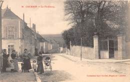 89 - YONNE / Courson - Le Faubourg - Beau Cliché Animé - Courson-les-Carrières