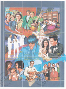 Elvis Presley Bloc De 9 Timbres Oblitérés - Elvis Presley