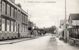 CPA - AUNEAU (28) - Aspect De La Gendarmerie Au Début Du Siècle - Auneau