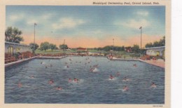 Nebraska Grand Island Municipal Swimming Pool Curteich - Grand Island