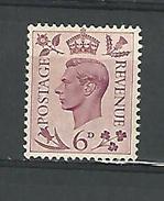 1937 - 47  N° 217  LILAS 6 D.   GEORGES VI  NEUF ** GOMME YVERT TELLIER 1.50 € - Unused Stamps
