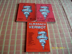 Lot De 3 Almanachs VERMOT - Wholesale, Bulk Lots