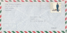 Portugal Air Mail Cover Sent To Denmark Lisboa 15-4-1983 - Briefe U. Dokumente