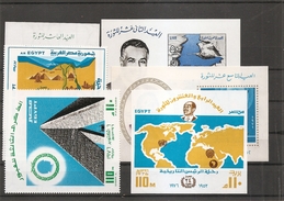 Egypte ( Lot De 6 BF Différents XXX -MNH) - Hojas Y Bloques