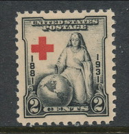 USA 1931 Scott 702. Red Cross Issue, MNH (**). Perforation 11 - Unused Stamps