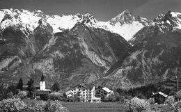 UNTERBÄCH → Ein Kleines Dörfchen Im Bezirk Raron, Fotokarte Ca.1965 - Unterbäch