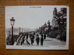 Monaco ,  Monté-carlo , Les Terrasses Du Casino """ Carte Animée "" - Terrassen