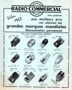 Catalogue De 4 Pages : Matériel Radio : Platines, Amplis, Tuners, HP, Baffles, Magnétophones. - Littérature & Schémas