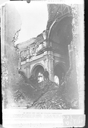 Photographie - Plaque De Verre 9x6 - Carte Postale "Ce Qu'ils Ont Fait De L'eglise D'Hebuterne" (B 513-1, Lot 8) - Plaques De Verre