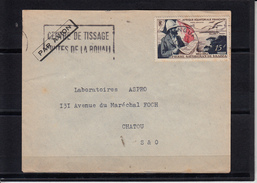 A.E.F. Lettre De BANGUI  Le 6 12 1953 PAR AVION Pour Laboratoires ASPRO A CHATOU S.et.O. POSTE AERIENNE - Briefe U. Dokumente
