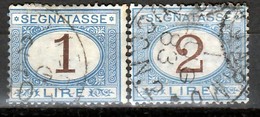 ITALIEN Porto 1870 - MiNr: 11 + 12  Used - Portomarken