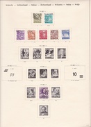 Suisse - Collection Vendue Page Par Page - Timbres Oblitérés / Neufs *(avec Charnière) -Qualité B/TB - Verzamelingen