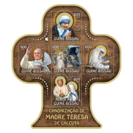 GUINEA BISSAU 2016 ** Mother Teresa Mutter Teresa Mère Teresa M/S - OFFICIAL ISSUE - A1701 - Mutter Teresa