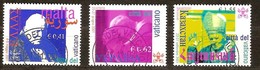 Vatican Vatikaanstad 2002 Yvertn° 1279-81 (°) Oblitéré Used Cote 8,00 Euro - Used Stamps