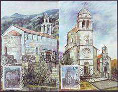 YUGOSLAVIA - JUGOSLAVIA - MONASTERIES In MONTENEGRO - 1998 - Abdijen En Kloosters