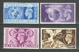 Great Britain 1948 Mi 237-240 MNH (READ) - Neufs