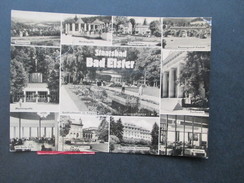 AK Echtfoto Mehrbildkarte DDR 1963 Staatsbad Bad Elster. Eilsendung / Eilbote Expres. - Bad Elster