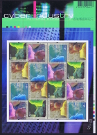 Hong Kong 2002  Mi Nr 1030 - 1033 MNH/**/postfrisch/neuf Sans Charniere  Cyber Industry - Blocchi & Foglietti