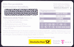 Deutschland Germany Allemagne - T-Card-10 - Umzug - N E U - GSM, Cartes Prepayées & Recharges