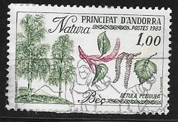 ANDORRE  -  TIMBRE N° 311  -  PROTECTION DE LA NATURE    -  OBLITERE   - 1983 - Gebraucht