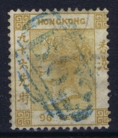 Hong Kong : Sg 18   Mi Nr 16   Gestempelt/used/obl.  1866 Olive Bistre Clear Postmark B62 - Oblitérés
