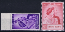 Hong Kong : Sg 171 - 172  Mi  171 - 172   $ 10 = MH/* Falz/ Charniere  10 C =MNH/**/postfrisch/neuf Sans Charniere - Unused Stamps