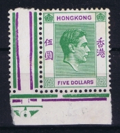 Hong Kong   Mi Nr 160  Sg 160  MH/* Falz/ Charniere 1946 - Neufs