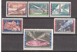 BELGIQUE 1958, Série Exposition Universelle BRUXELLES, Yvert  1047 / 1052, Neuve ** / MNH - 1958 – Brüssel (Belgien)