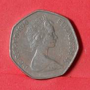 GREAT BRITAIN 50 NEW PENCES 1970 -    KM# 913 - (Nº17369) - 50 Pence