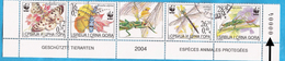 2004  317376  WWF INSETTI FARFALLE JUGOSLAVIJA JUGOSLAWIEN SRBIJA SERBIEN CRNA GORA MONTENEGRO USED - Gebraucht