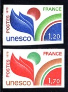 Timbres De Service, UNESCO 56/57 **, Non Dentelés. - Andere & Zonder Classificatie