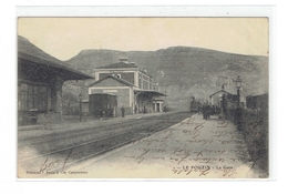 CPA 07 - LE POUZIN - LA GARE - Le Pouzin