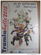 Affiche DAN Festival BD Tramelan 2015 (Soda Spirou Tintin Astérix....) - Posters